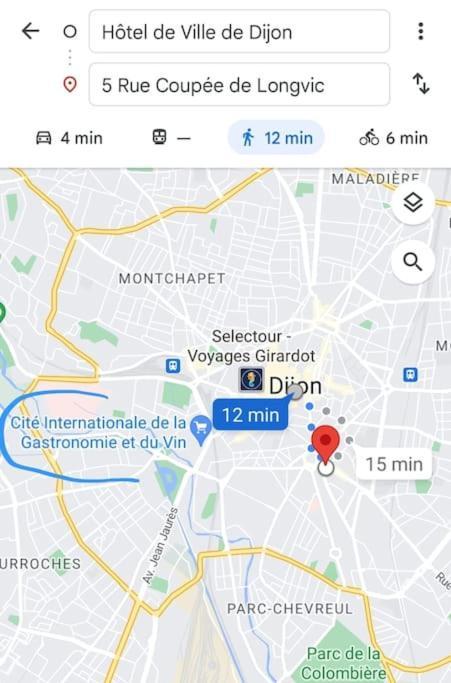 Apartament Le Wilson Cosy Dijon Zewnętrze zdjęcie